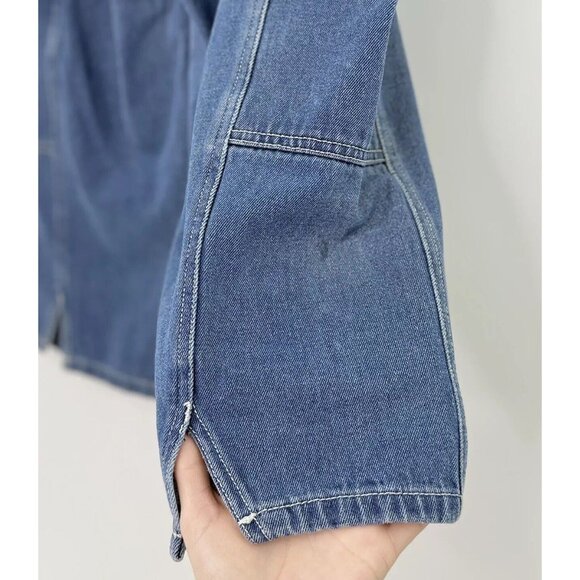 Vintage Michael G Cropped Cargo Jeans Size 11 Grunge Punk Goth 90s Y2k - Picture 6 of 11